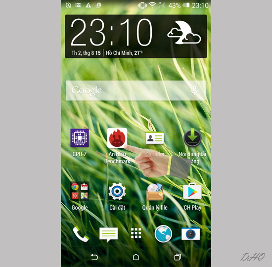 Mở Antutu Benchmark